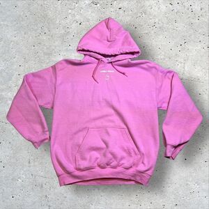 Lonely Ghost Hoodie Size Medium Pink Pullover Text Me When You Get Home